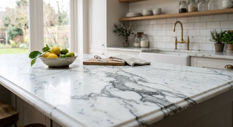 Marble Countertop Installation in Lake County, IL