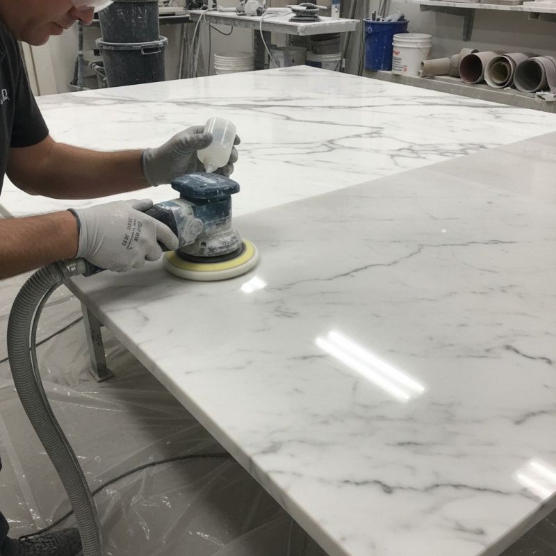 Marble Countertop Polishing in Roseville, CA