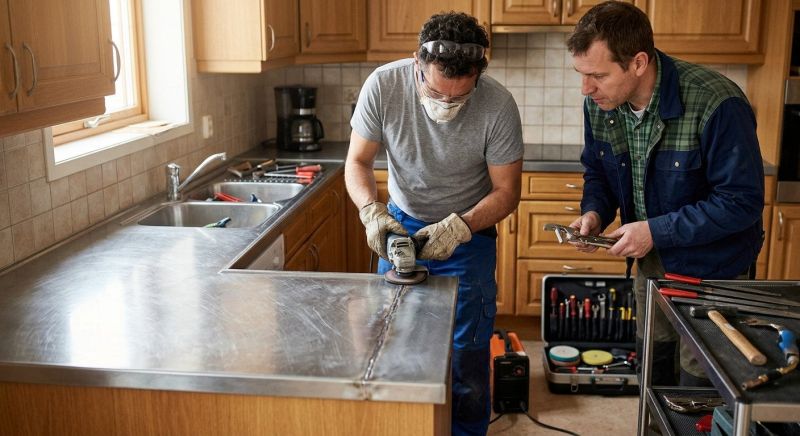 Stainless Counter Replacement in Santa Rosa, CA
