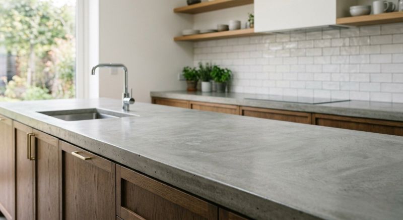 Concrete Countertop Pouring in Sonoma County, CA