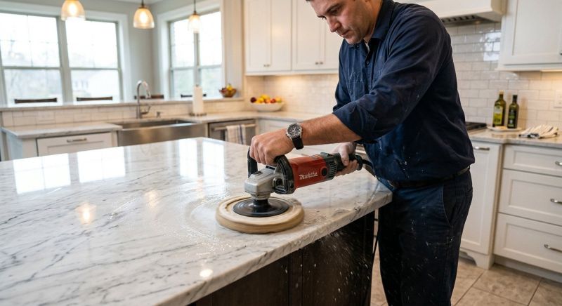 Countertop Polishing in Roseville, CA
