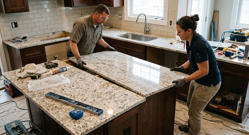Custom Countertop Installation in Lake County, IL