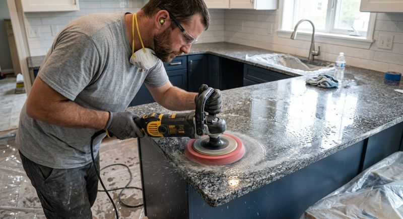 Granite Countertop Polishing in Roseville, CA