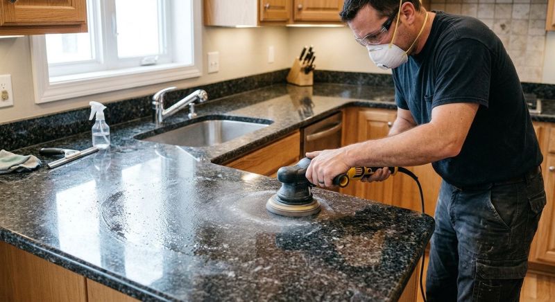 Granite Countertop Polishing in Roseville, CA