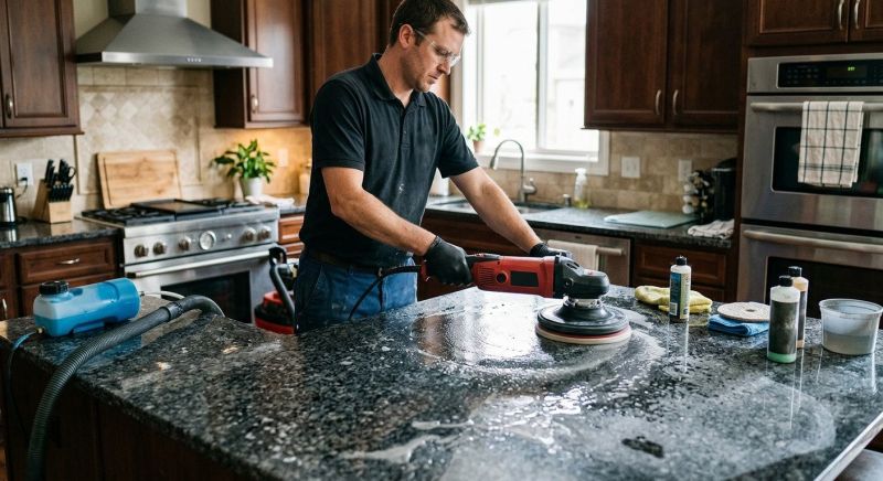 Granite Countertop Refinishing in Roseville, CA