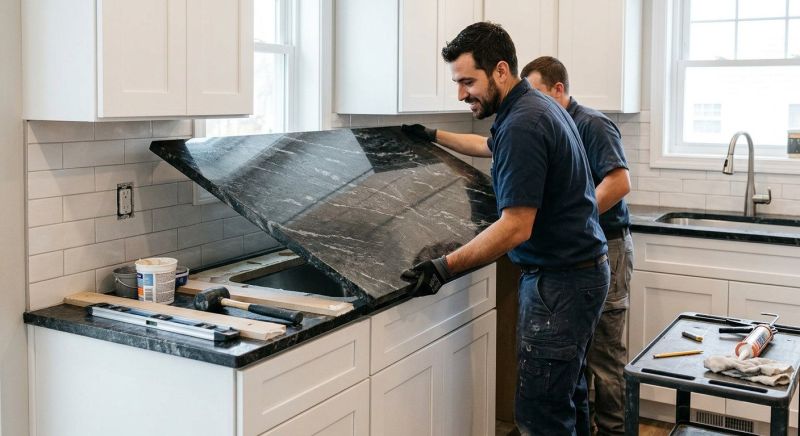 Granite Installation in Roseville, CA