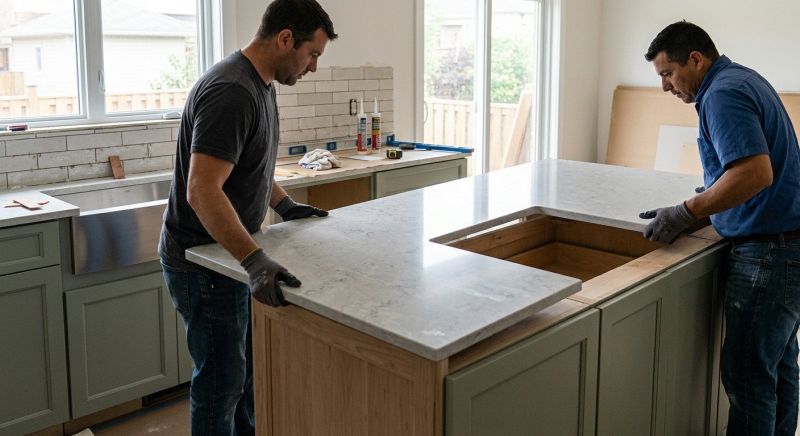 Kitchen Countertop Installation in Lake County, IL