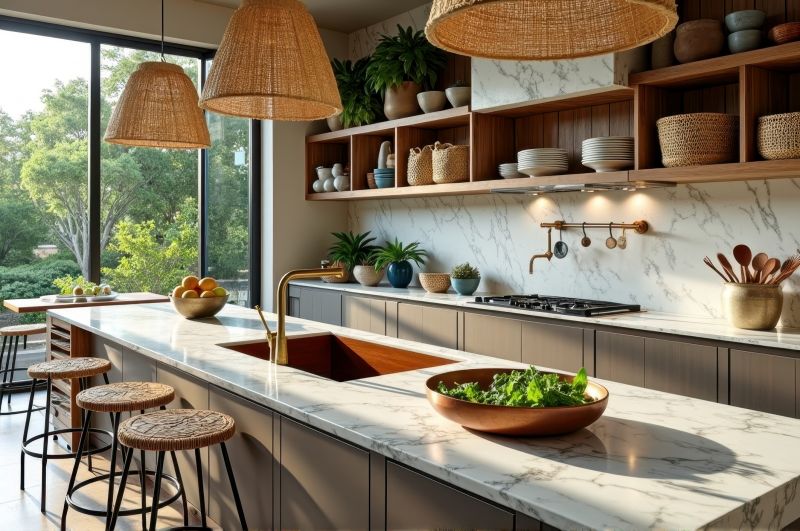 Marble Slab Installation in Marin County, CA